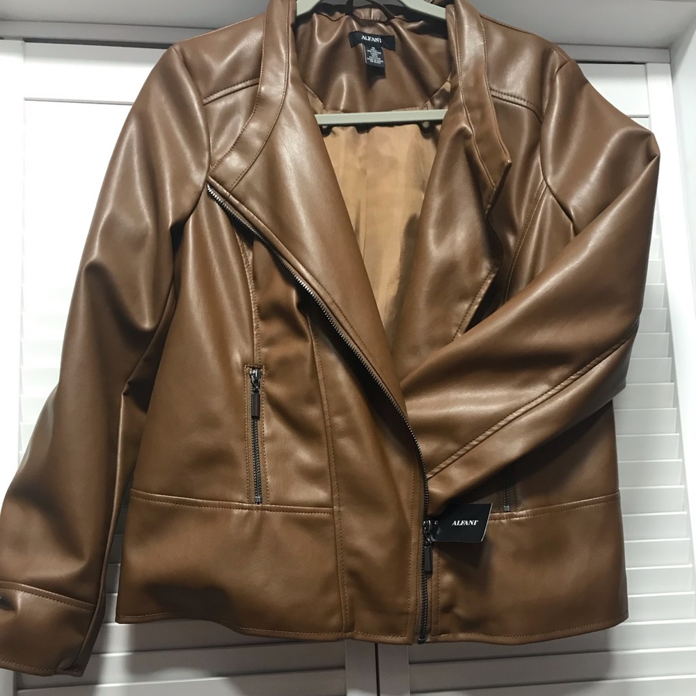 Alfani leather jacket
